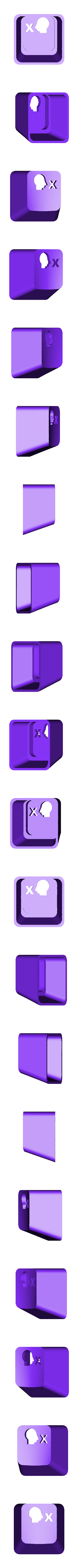 key_voice2_2.stl Key cap