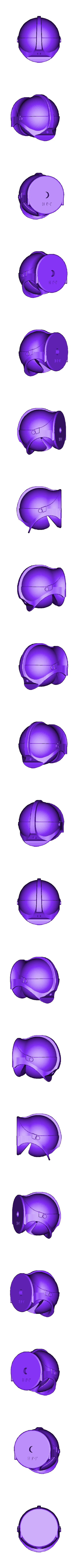 Casque seul sans trou.stl Firefighter SPF1 helmet to mount