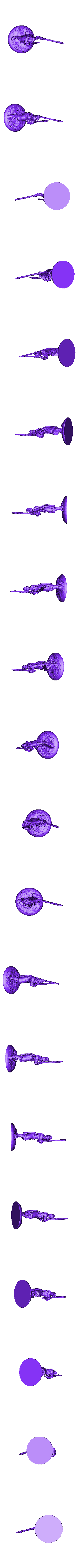 ladyknight_standingready_2dwarfswords_hairup.stl Lady Knights (multiple poses)