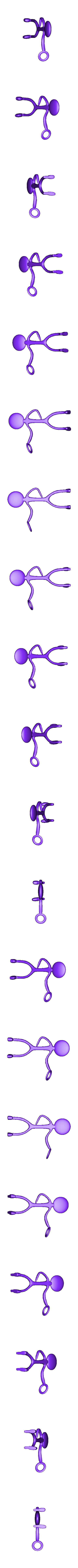 BH2_SUJETAbolis.stl Area 51 Alien Stickman Support Pen / Alienigena Area 51 Stickman Soporte Bolis