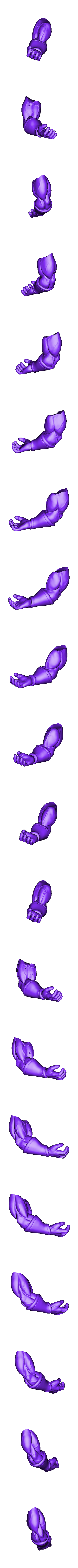 HandLVAR2.stl Majin Buu Dragon Ball Z