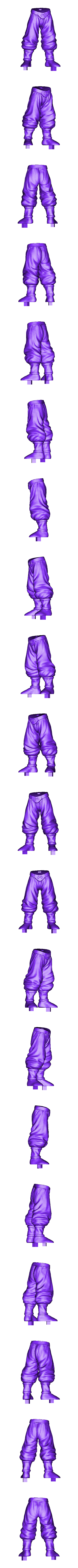 Legs.stl Majin Buu Dragon Ball Z