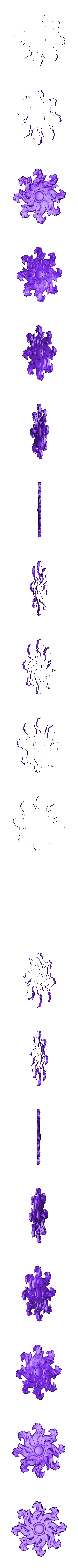 Rozetka_014.stl Винтажные молдинги для старых классических квартир cnc художественный фрезерный станок 3D печатный