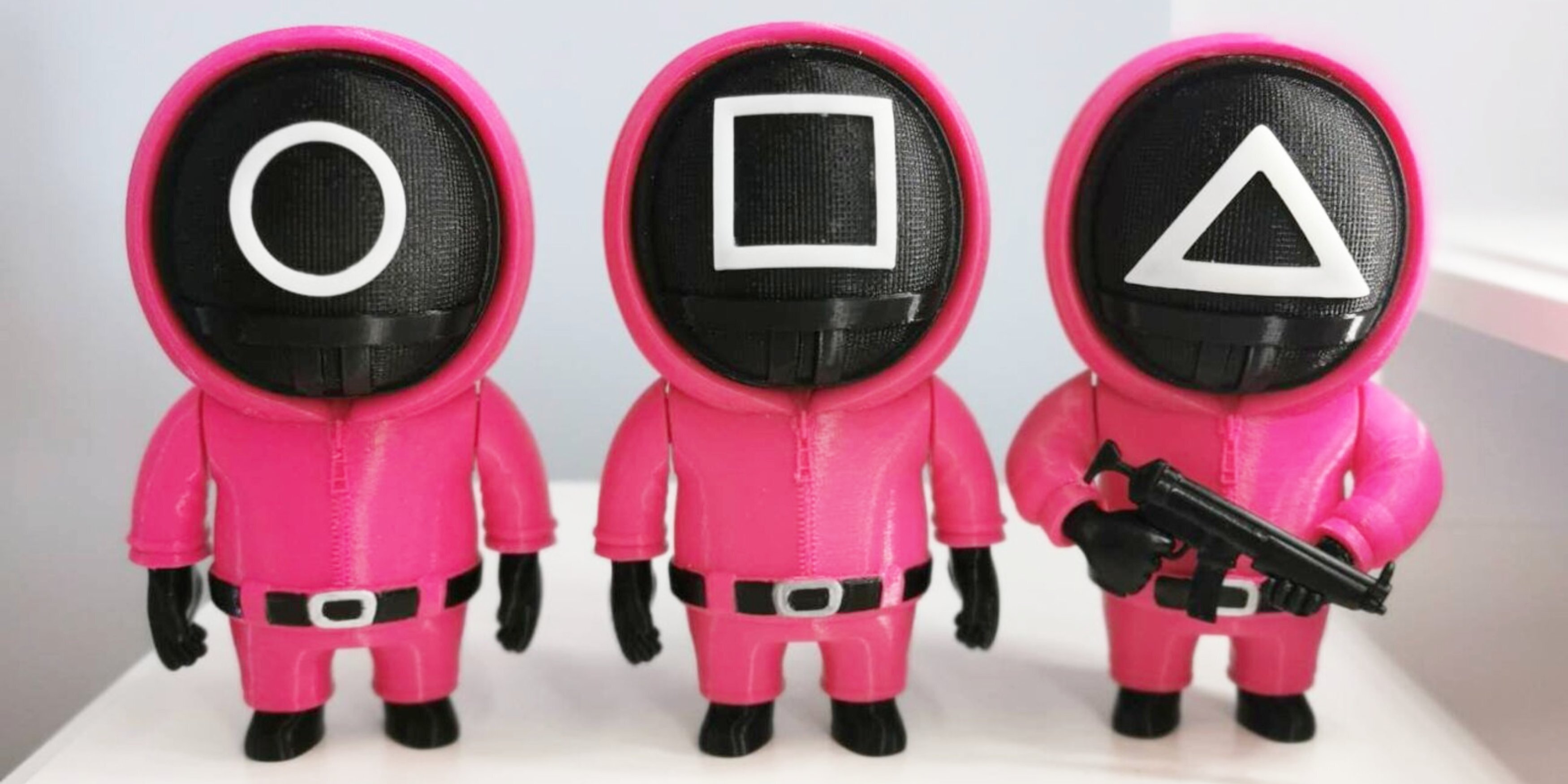 Encontre aqui uma seleção dos melhores modelos 3D do universo Squid Game