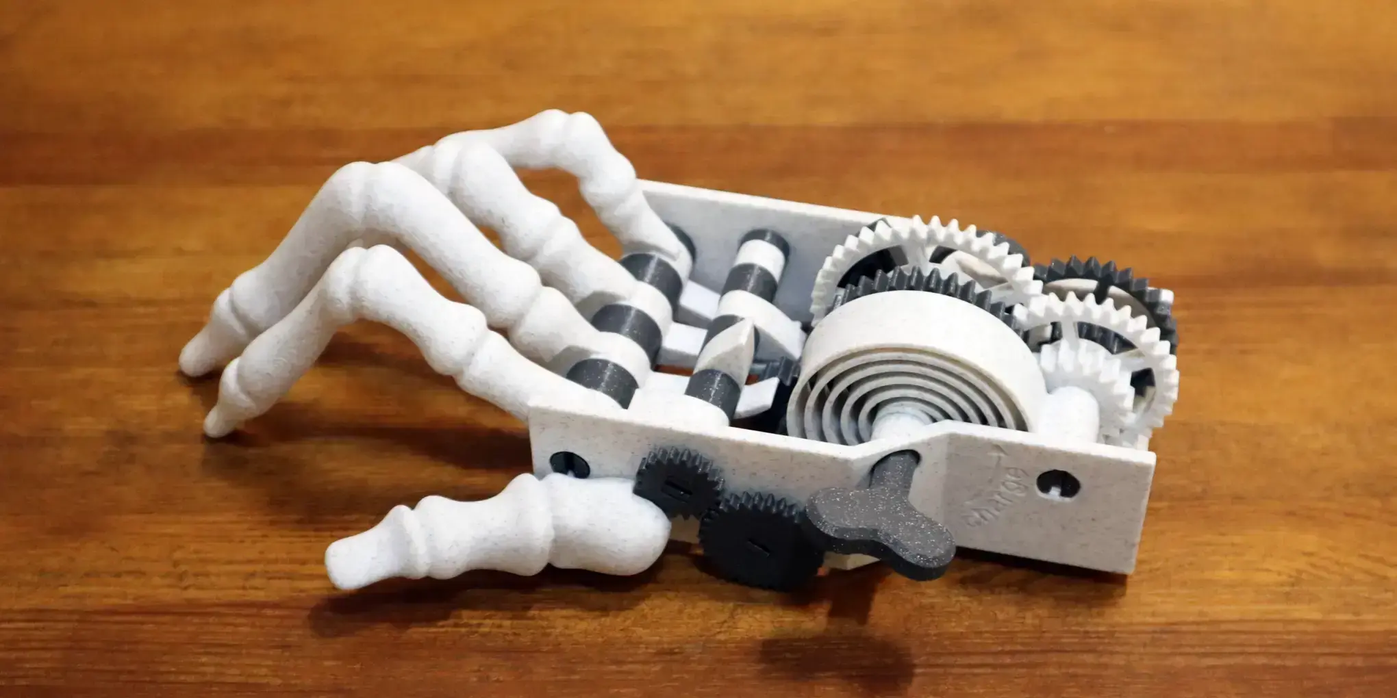 3D Printable STL file of the walking skeleton hand